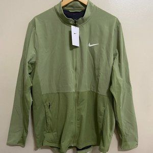 Mens Nike Court Advantage Training Tennis Jacket Green Size DV7387-334 NEW